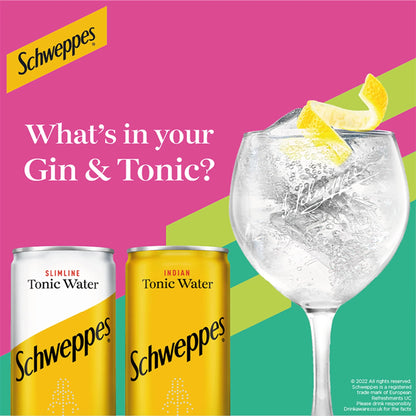 Slimline Tonic Water 12x150ml by SCHWEPPES