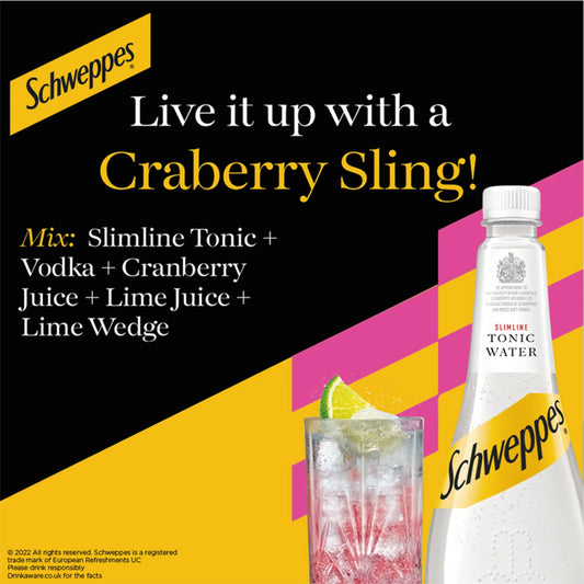 Slimline Tonic Water 1l by SCHWEPPES