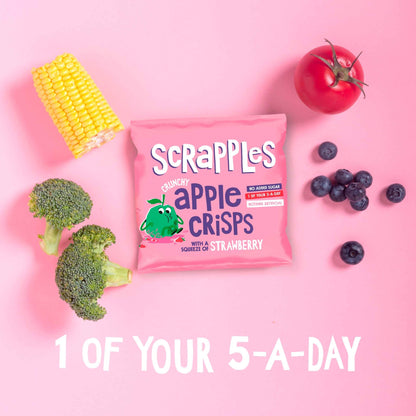 Crunchy Apple Crisps With A Squeeze Of Strawberry by SCRaPPLeS