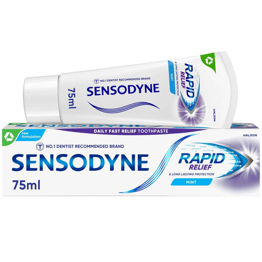 Rapid Relief Sensitive Toothpaste Original Mint 75ml by SENSODYNE