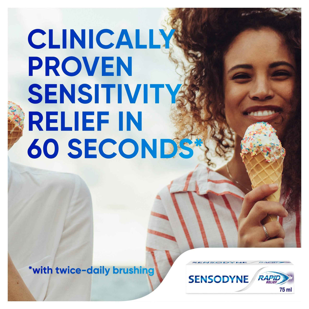 Rapid Relief Sensitive Toothpaste Original Mint 75ml by SENSODYNE