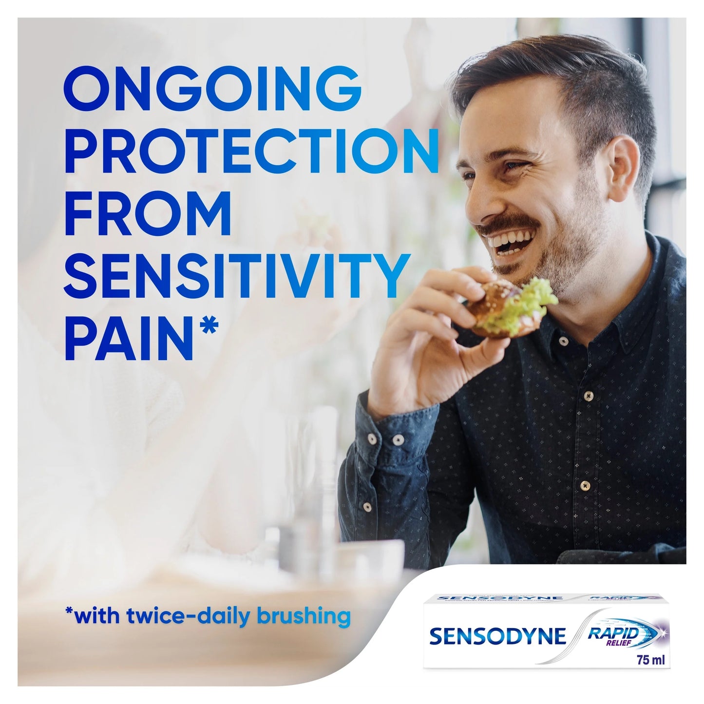 Rapid Relief Sensitive Toothpaste Original Mint 75ml by SENSODYNE