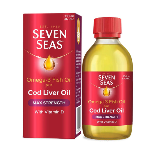 Max Strength Cod Liver Oil (100ml) by SEVEN SEAS