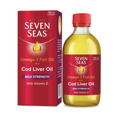 Max Strength Cod Liver Oil Liquid by SEVEN SEAS