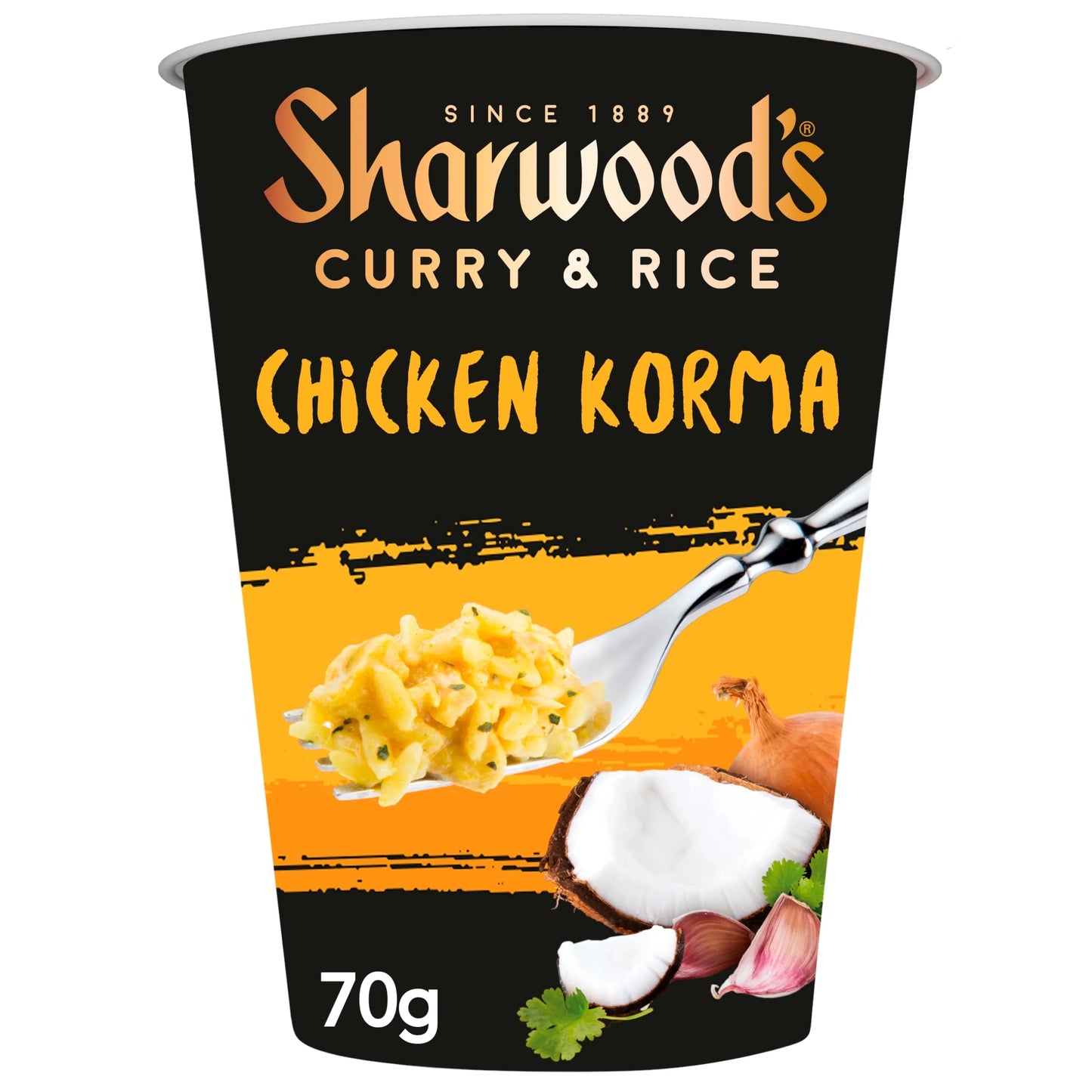 Sharwood's Curry & Rice Chicken Korma 70g by SHARWOODS