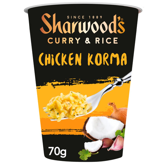 Sharwood's Curry & Rice Chicken Korma 70g by SHARWOODS