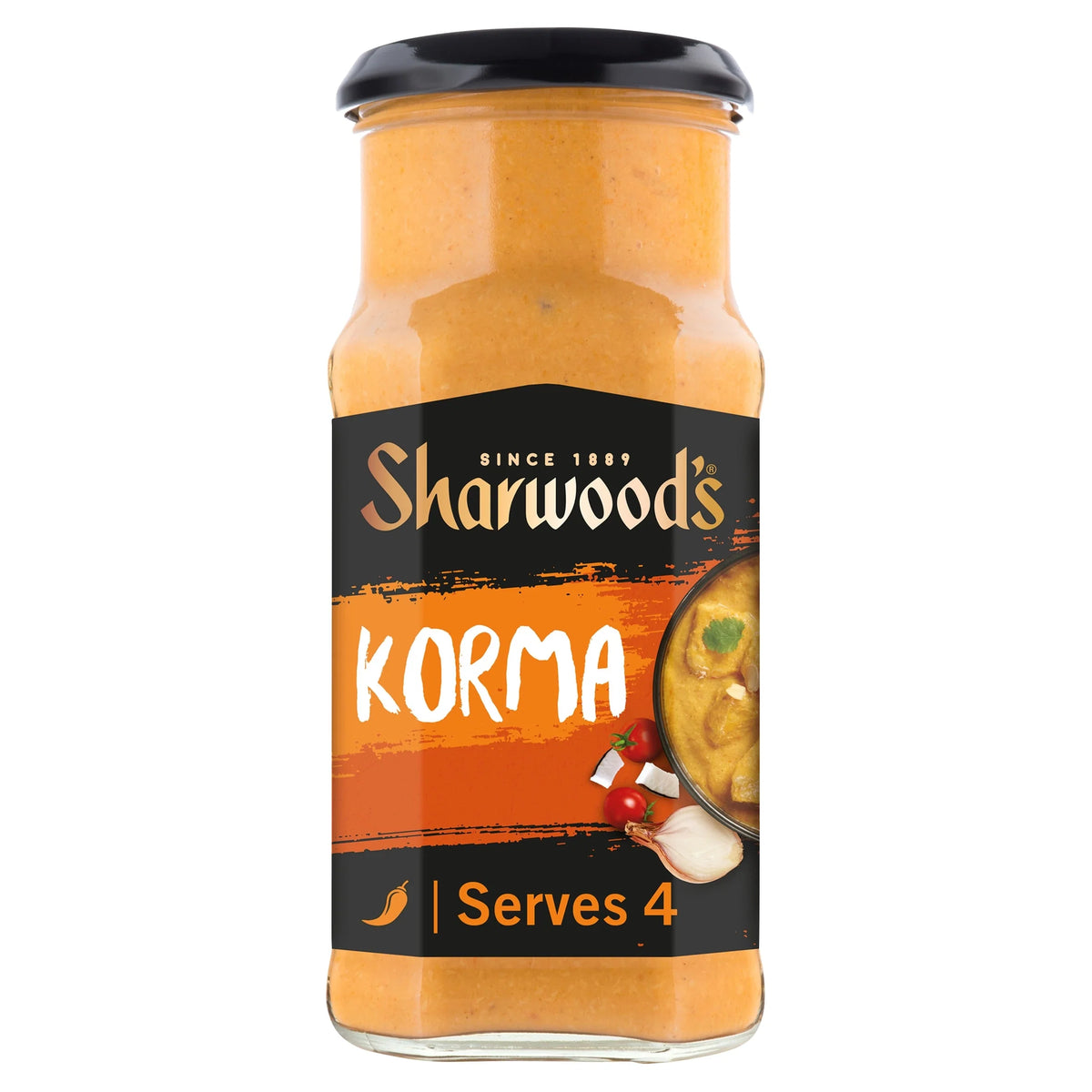 Sharwood's Korma Indian Curry Sauce 420g by SHARWOODS
