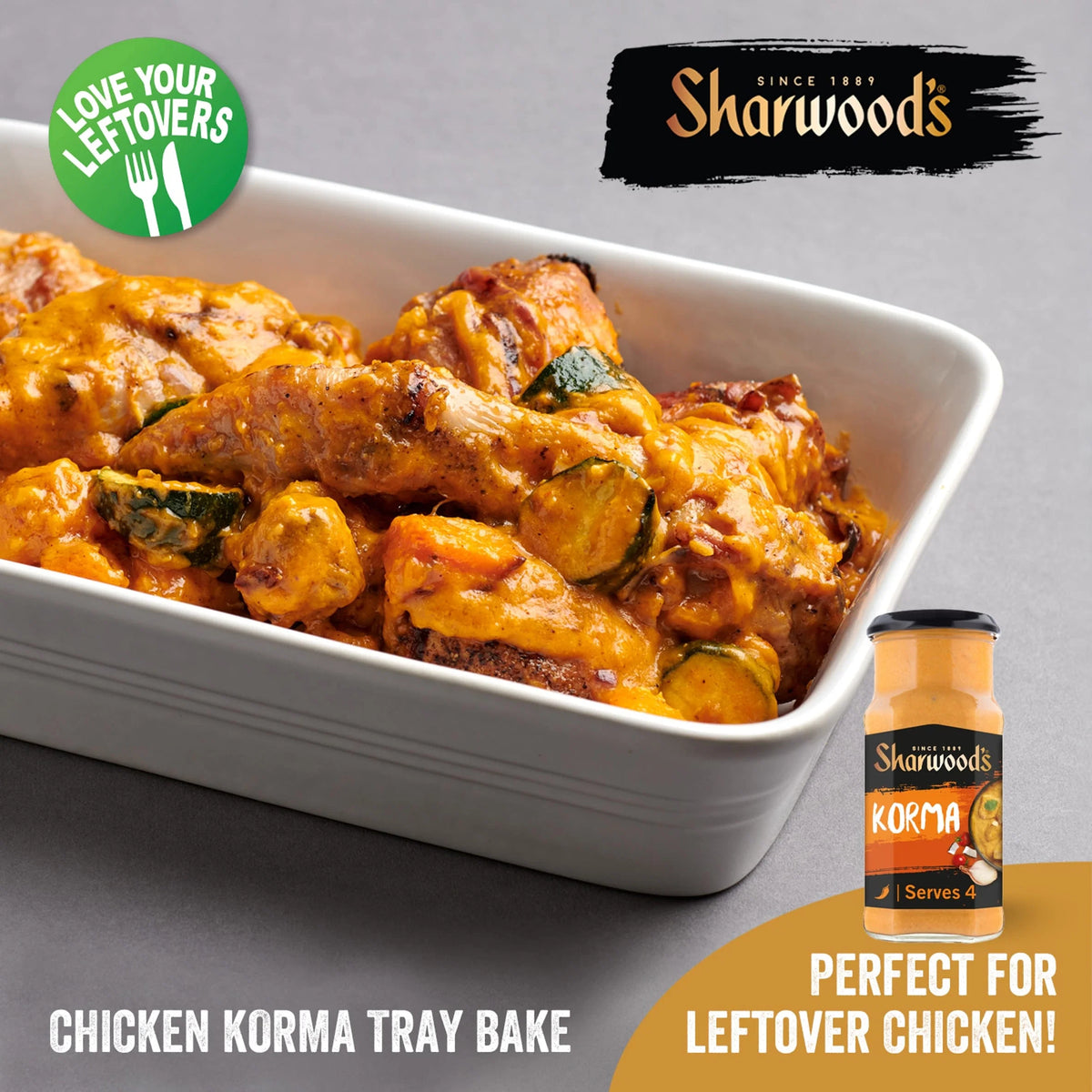 Sharwood's Korma Indian Curry Sauce 420g by SHARWOODS