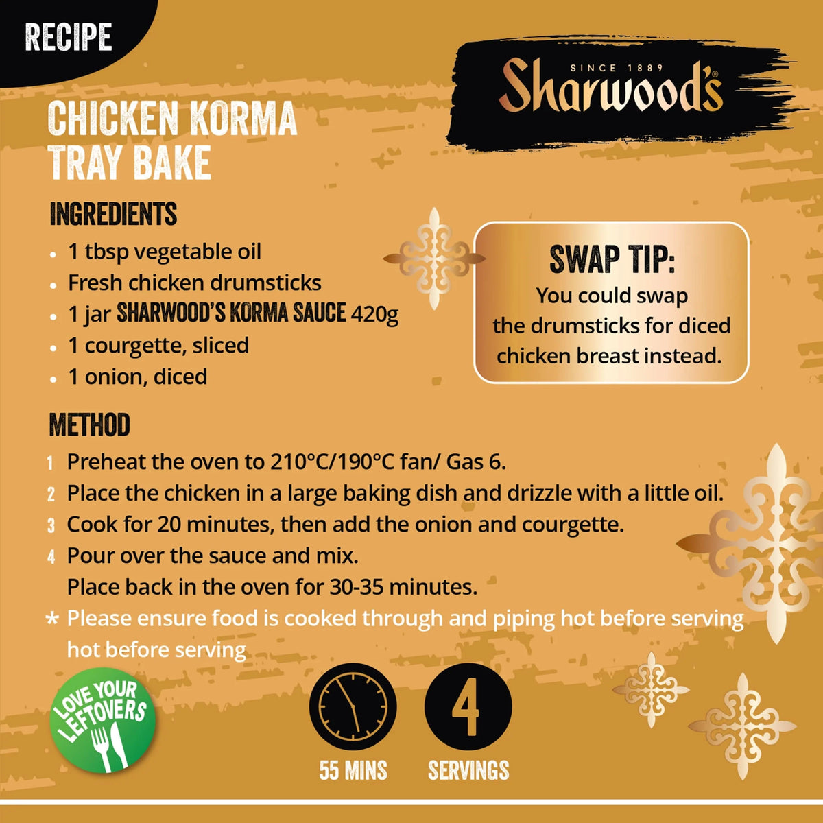Sharwood's Korma Indian Curry Sauce 420g by SHARWOODS