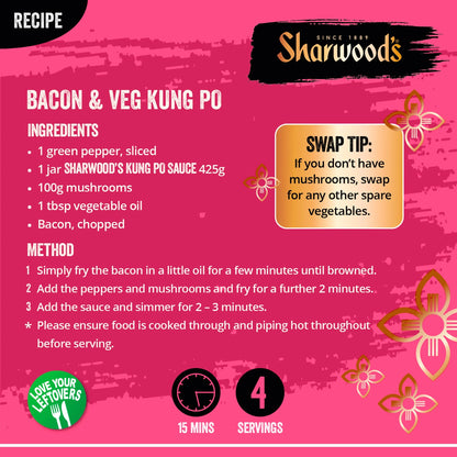 Sharwood's Kung Po Chinese Cooking Sauce 425g by SHARWOODS
