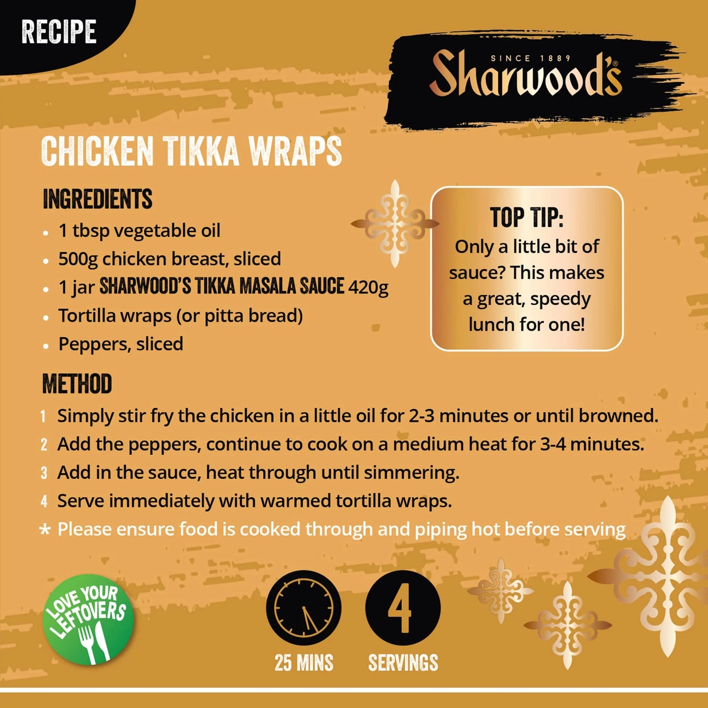 Sharwood's Mild Tikka Masala Curry Sauce 420g by SHARWOODS