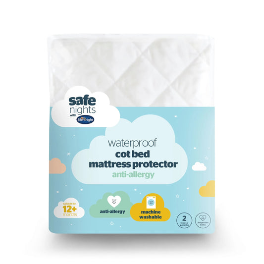 Silent Night Quilted Cotbed Protector by COMFY QUILTS LTD