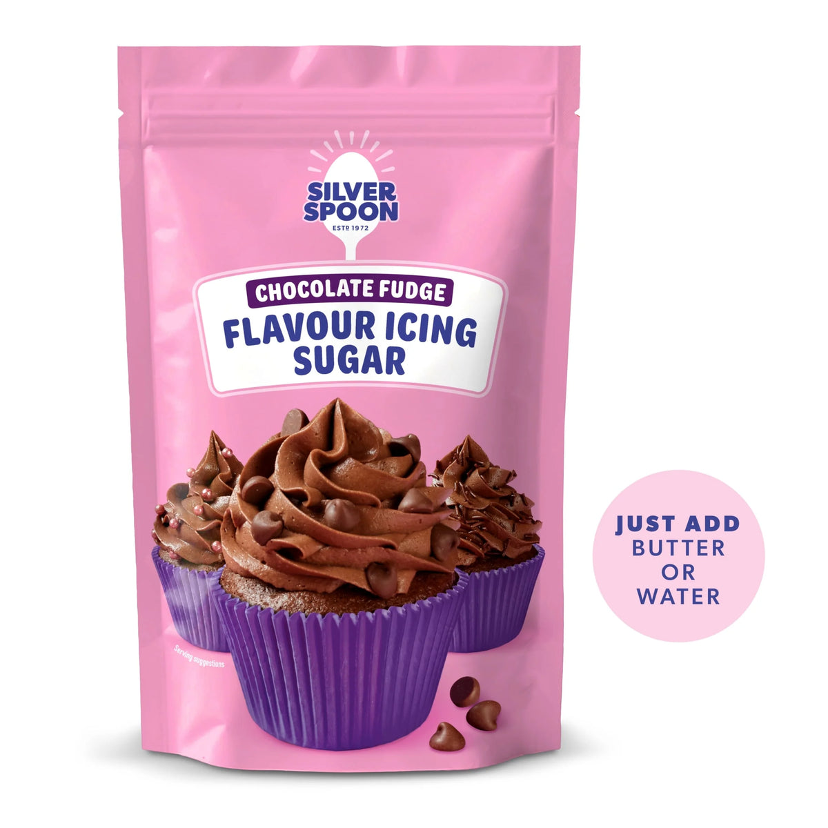 Chocolate Fudge Icing Sugar 200g by SILVER SPOON