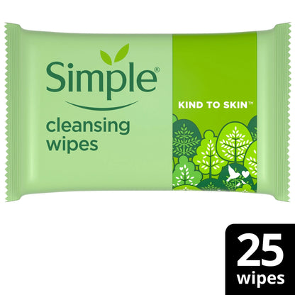 Biodegradable Cleansing Wipes 25pack by SIMPLE