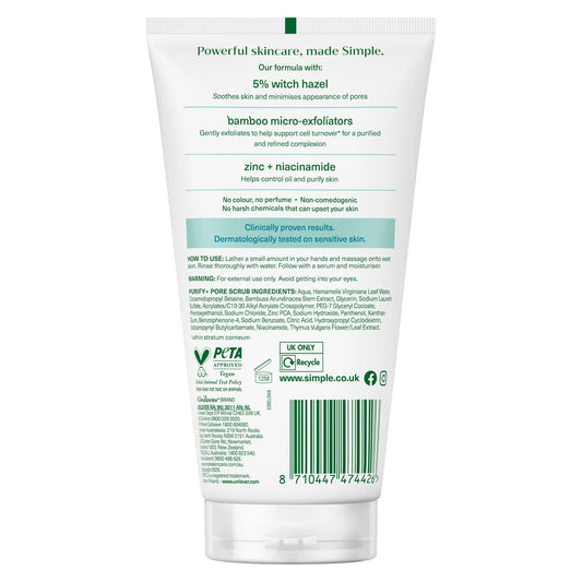 Daily Pore Polish Face Scrub 150ml by SIMPLE