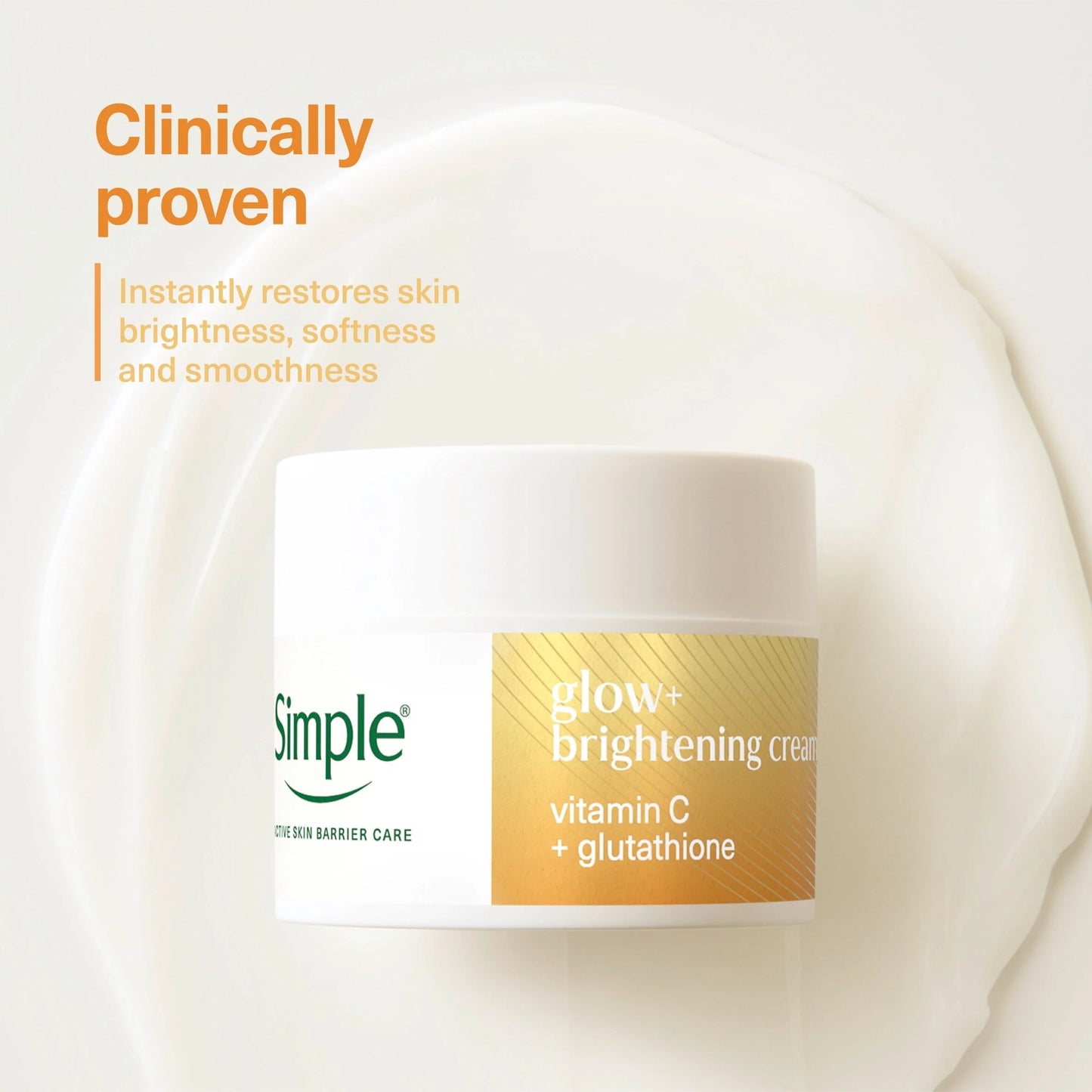Glow+ Brightening Gel Face Cream Moisturiser 50ml by SIMPLE