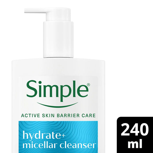 Hydrate+ Micellar Gel Cleanser 240ml by SIMPLE
