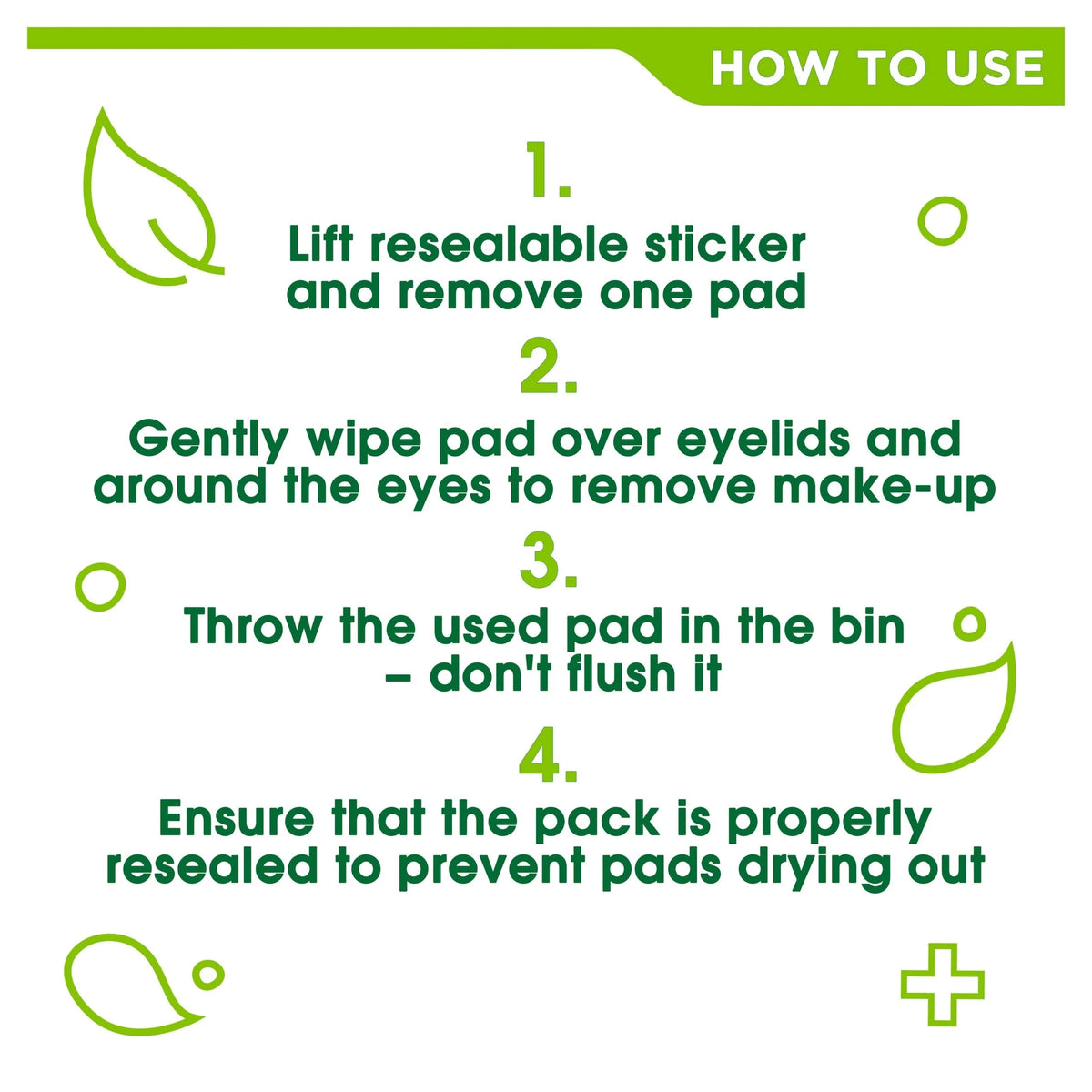 Kind To Eyes Eye Make-up Remover Pads 30s by SIMPLE