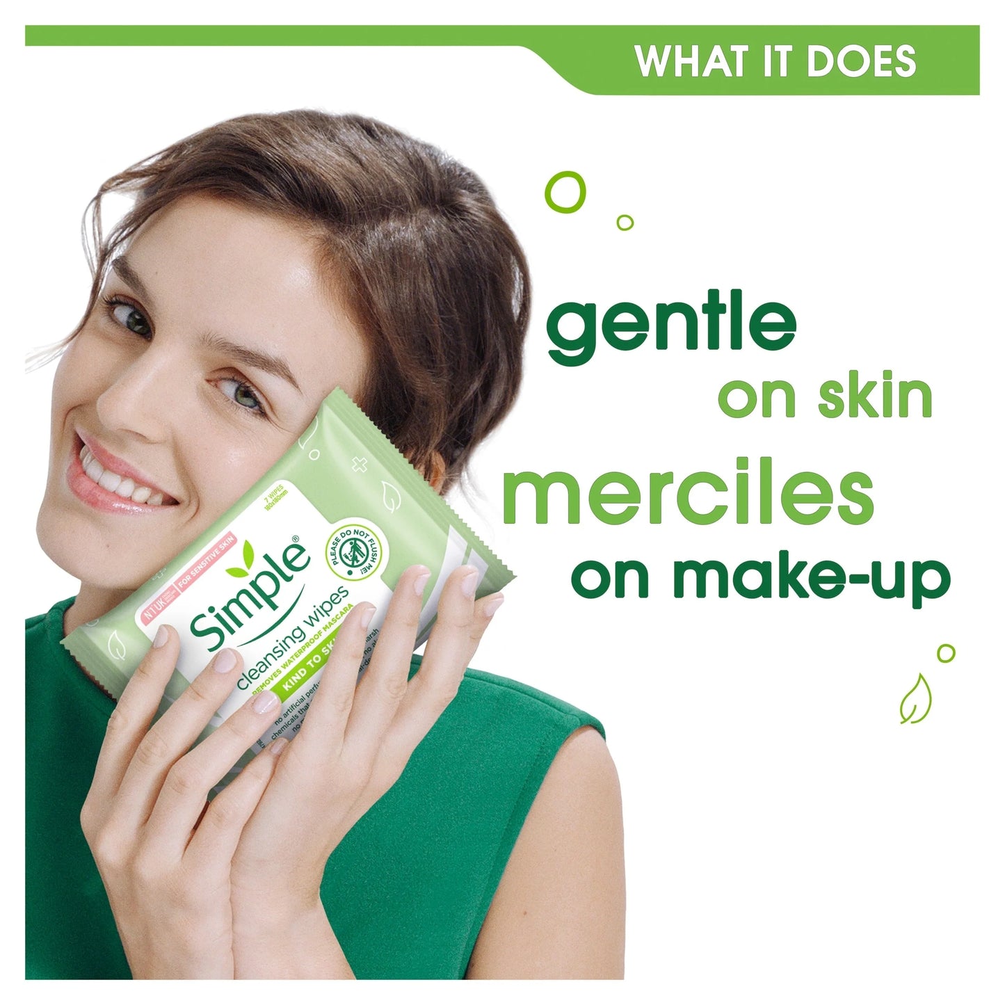 Kind To Skin Cleansing Face Wipes 7 by SIMPLE
