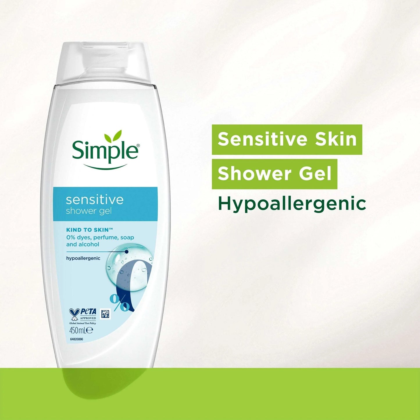 Kind To Skin Sensitive Shower Gel Body by SIMPLE