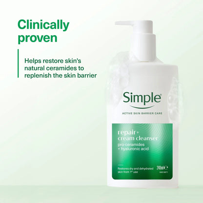Repair+ Cream Cleanser 240ml by SIMPLE