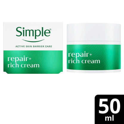 Repair+ Rich Face Cream Moisturiser by SIMPLE