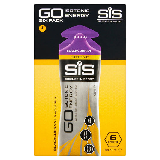 Sis Go Isotonic Energy Gel - Blackcurrant 6 X by SCIENCE IN SPORT