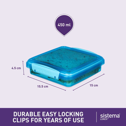 Expressions Food Storage Sandwich Box by sistema