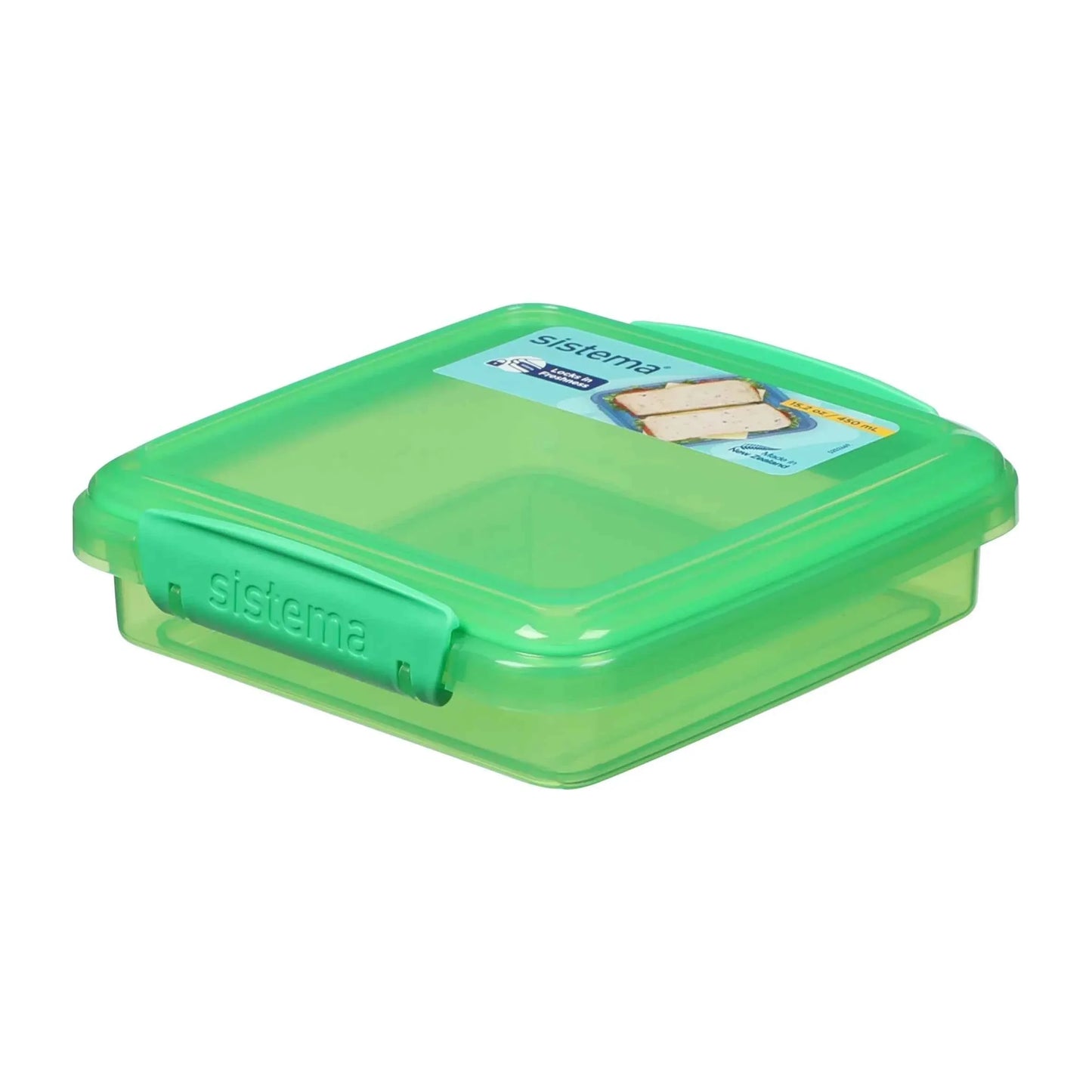 Lunch Sandwich Box 450ml by sistema
