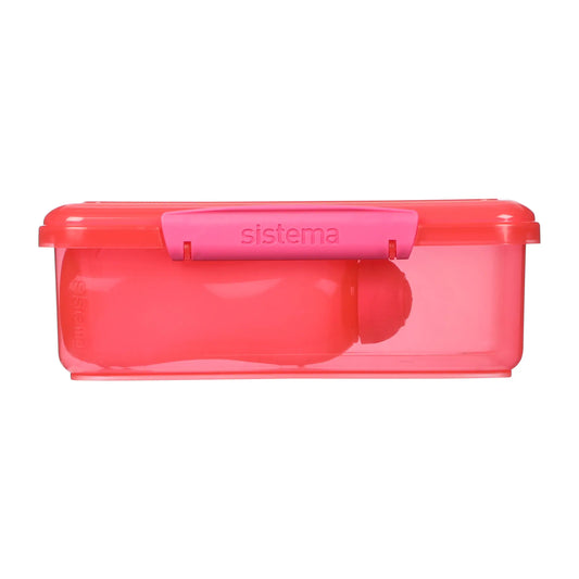 Pink Rectangle Lunch Box 2l With by sistema
