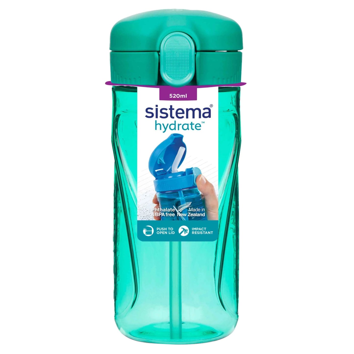 Quick Flip Water Bottle 520ml by sistema