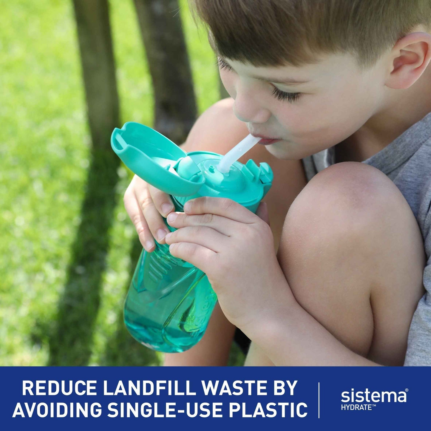 Quick Flip Water Bottle 520ml by sistema