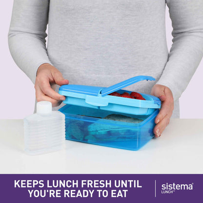 Slimline Quaddie Food Storage 1.5l by sistema