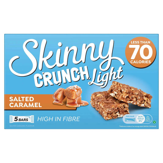 Crunch Light Salted Caramel 5x19g by SKINNY