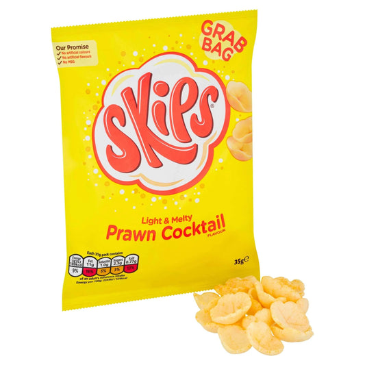 Prawn Cocktail Grab Bag Crisps 35g by SKIPS