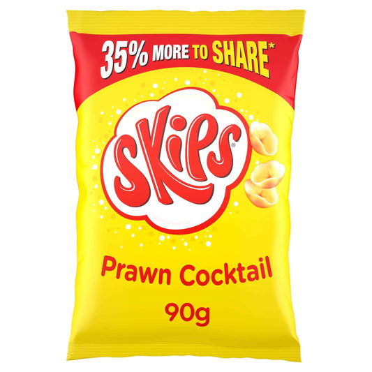 Prawn Cocktail Sharing Crisps 90g by SKIPS