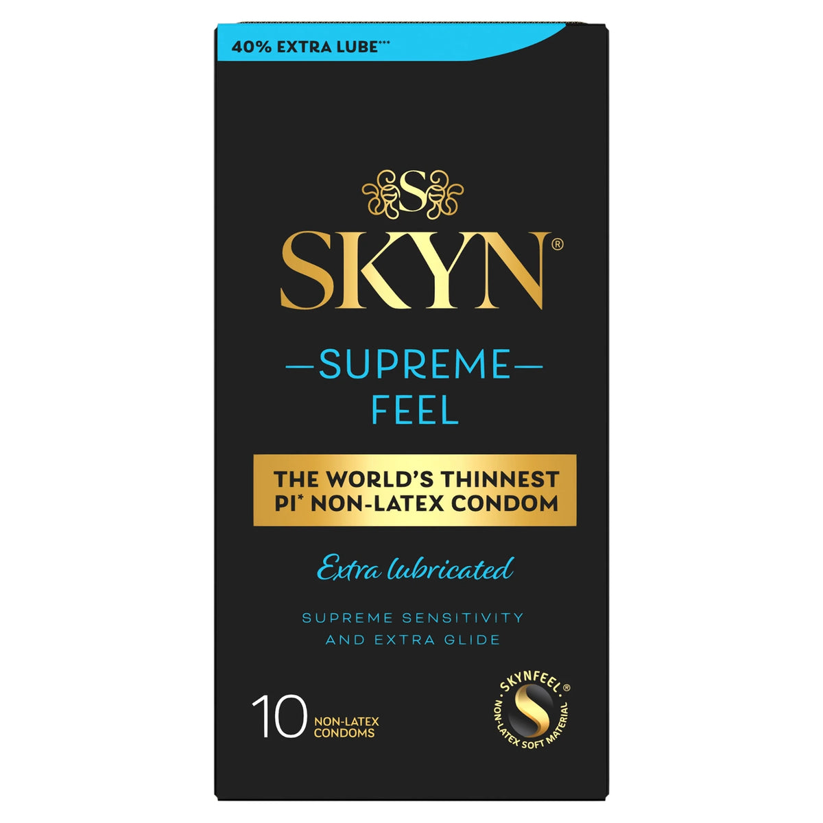 Supreme Feel Extra Lubricated Condoms 10 by SKYN
