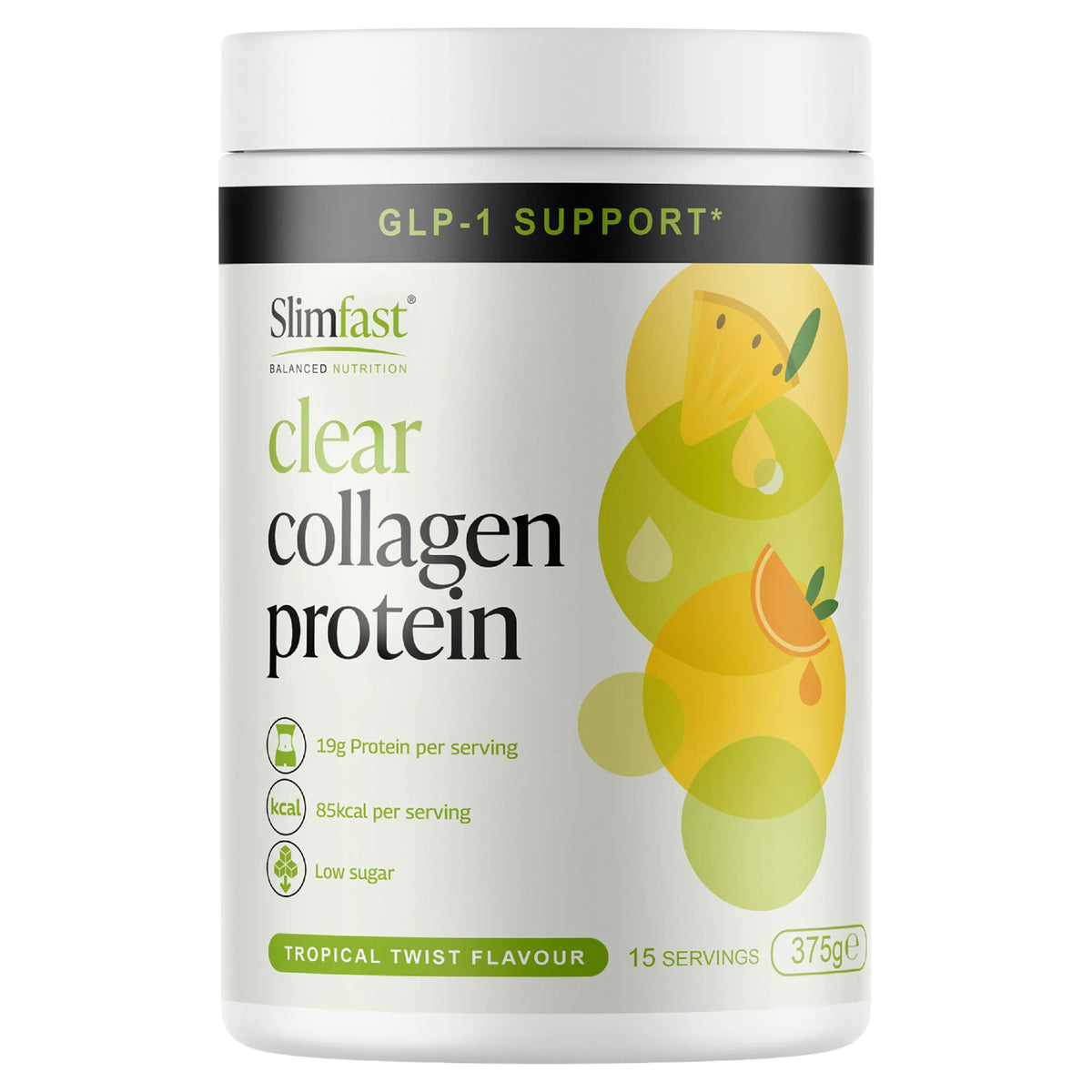 Clear Collagen Protein Tropical by SLIMFAST at The British Vault