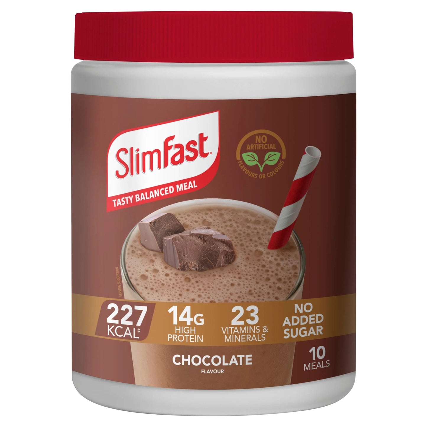 Meal Replacement Shake Powder - Chocolate Flavour 375g by SLIMFAST