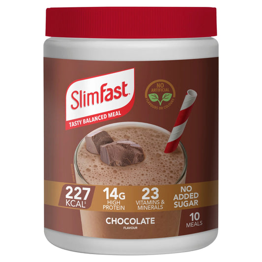 Meal Replacement Shake Powder - Chocolate Flavour 375g by SLIMFAST