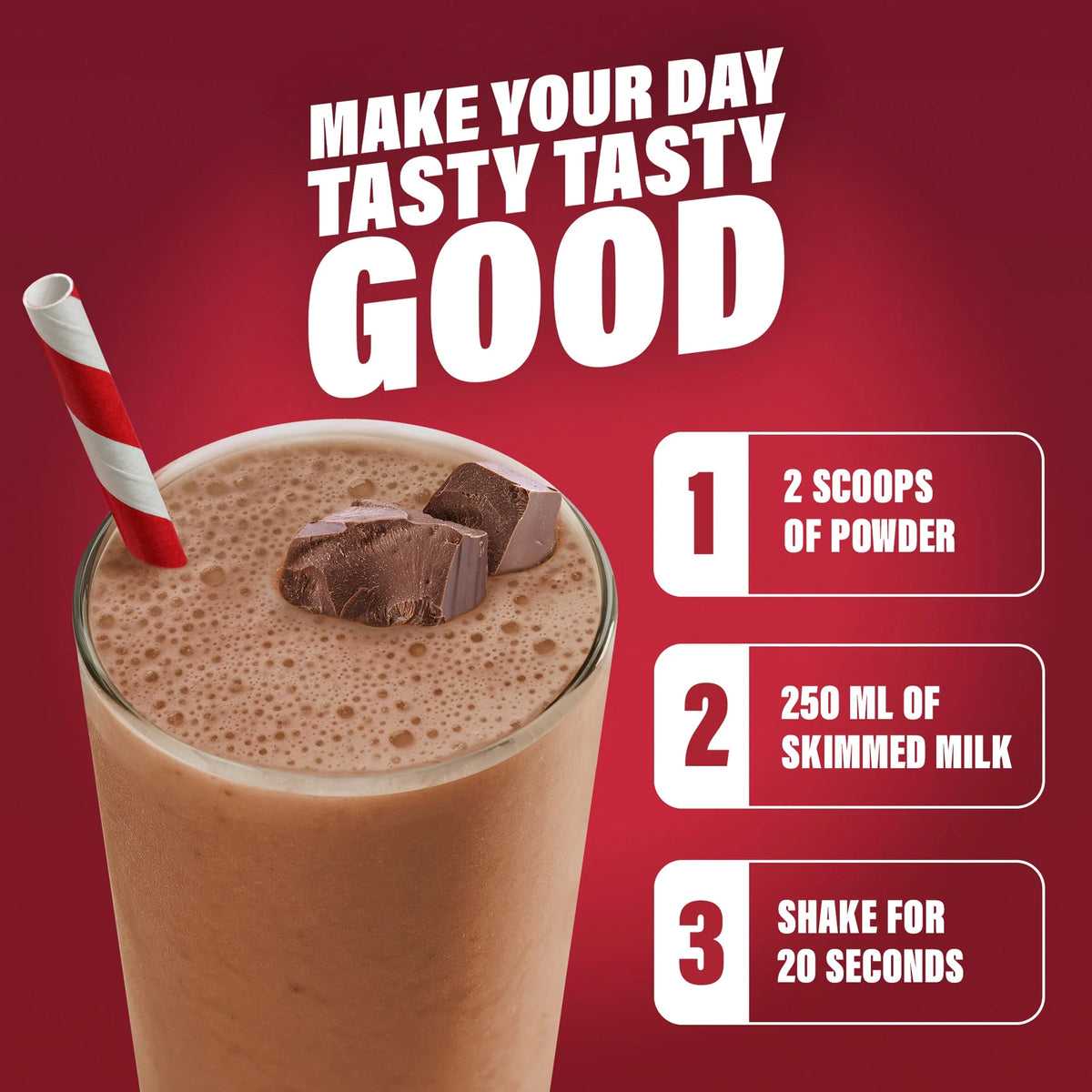 Meal Replacement Shake Powder - Chocolate Flavour 375g by SLIMFAST