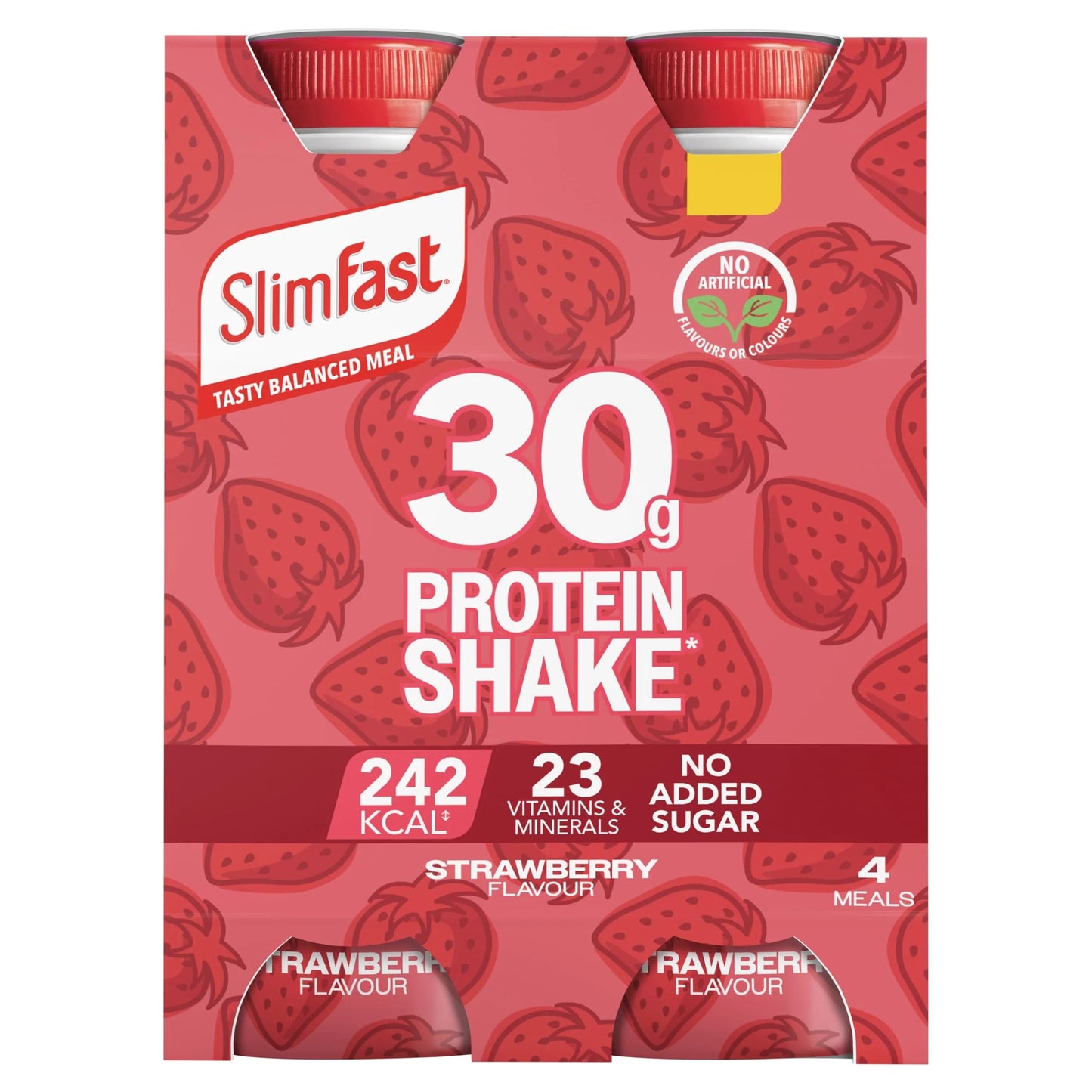 Strawberry 30g Protein Shake Multipack - 4 X325ml by SLIMFAST