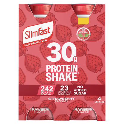 Strawberry 30g Protein Shake Multipack - 4 X325ml by SLIMFAST