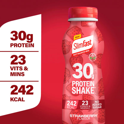 Strawberry 30g Protein Shake Multipack - 4 X325ml by SLIMFAST