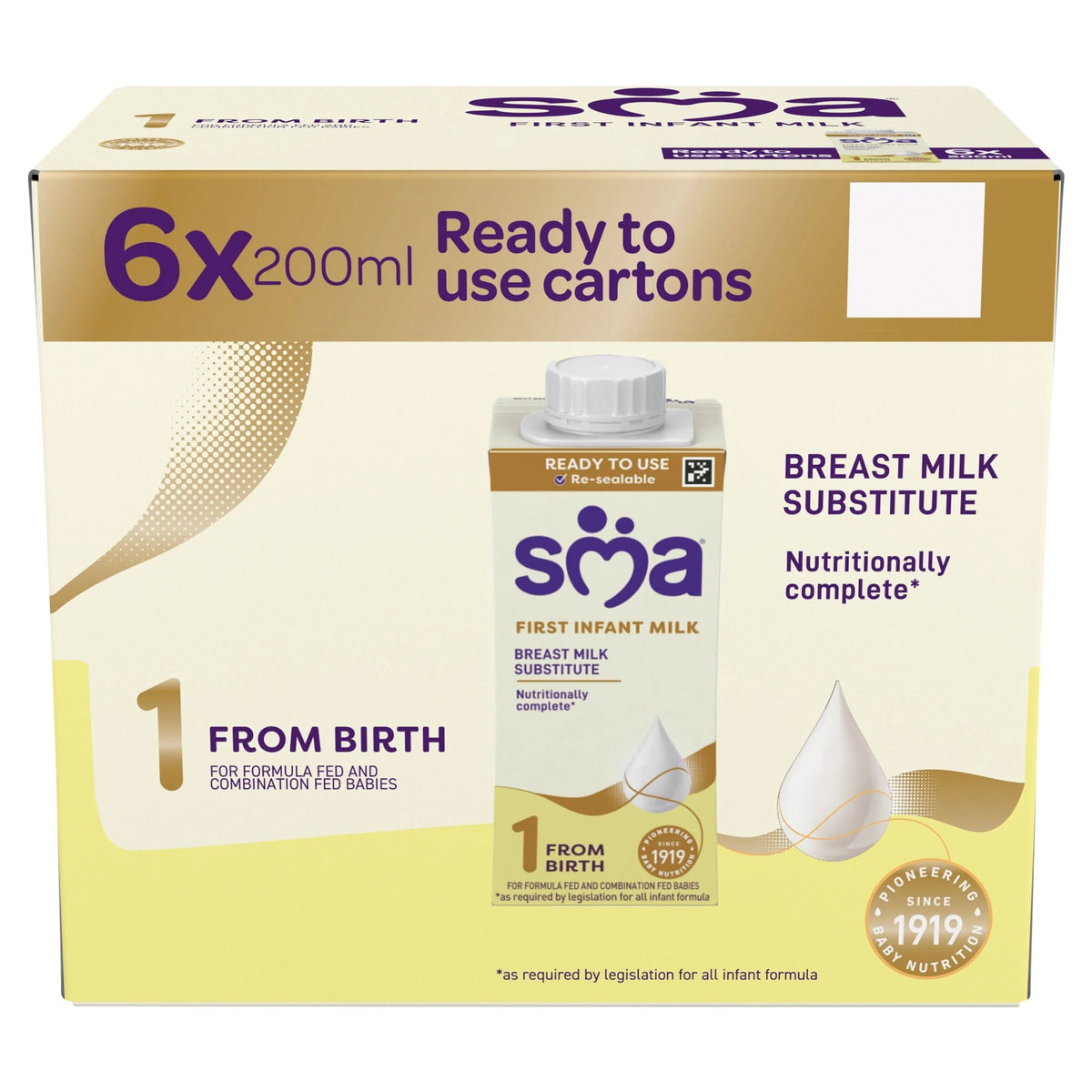 First Infant Baby Milk Formula Liquid by SMA