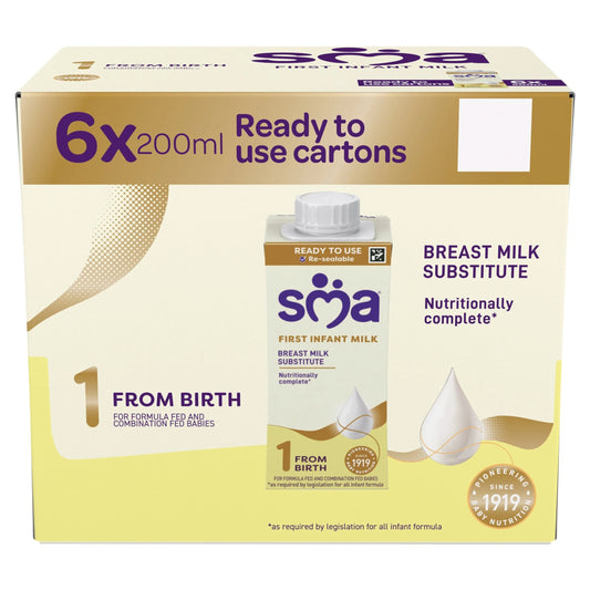 First Infant Baby Milk Formula Liquid by SMA