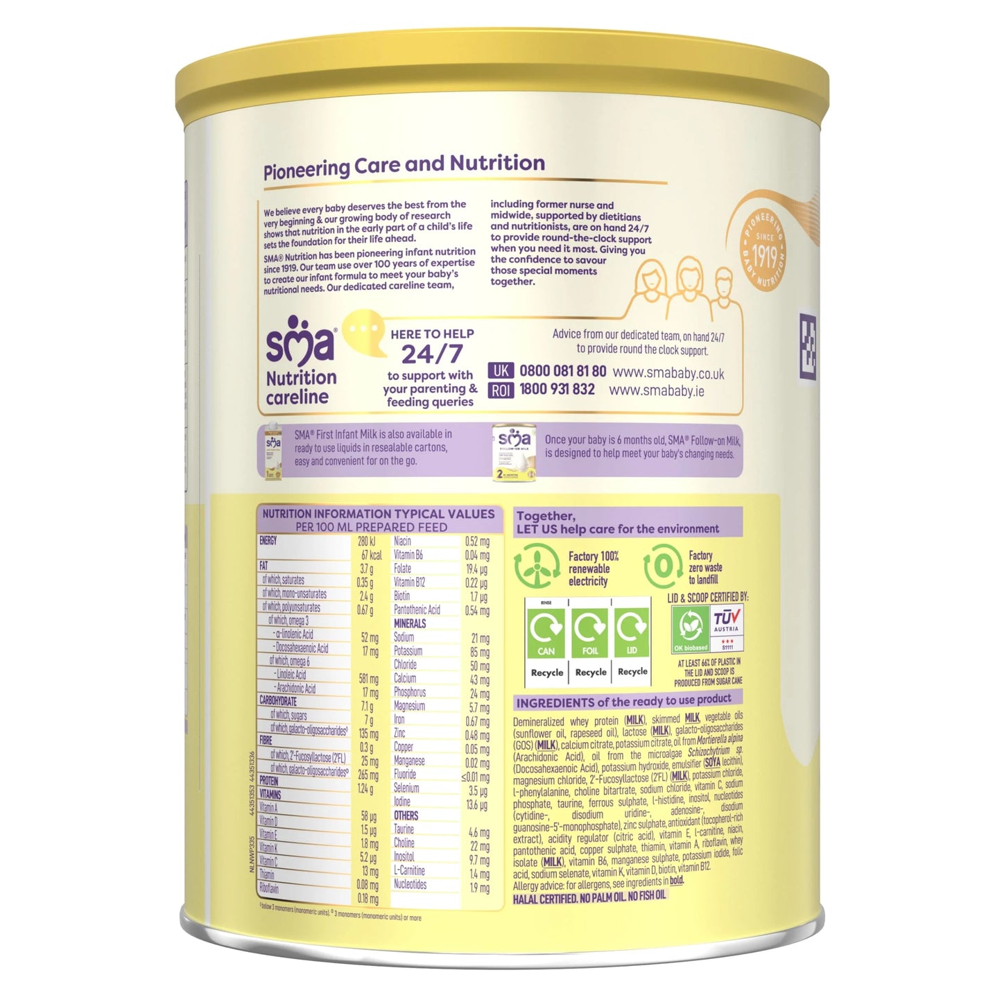 First Infant Baby Milk Powder Formula by SMA