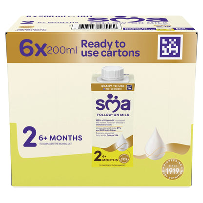 Follow On Baby Milk Formula Liquid Ready by SMA