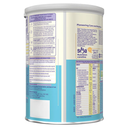 Lactose Free Infant Baby Milk Formula by SMA