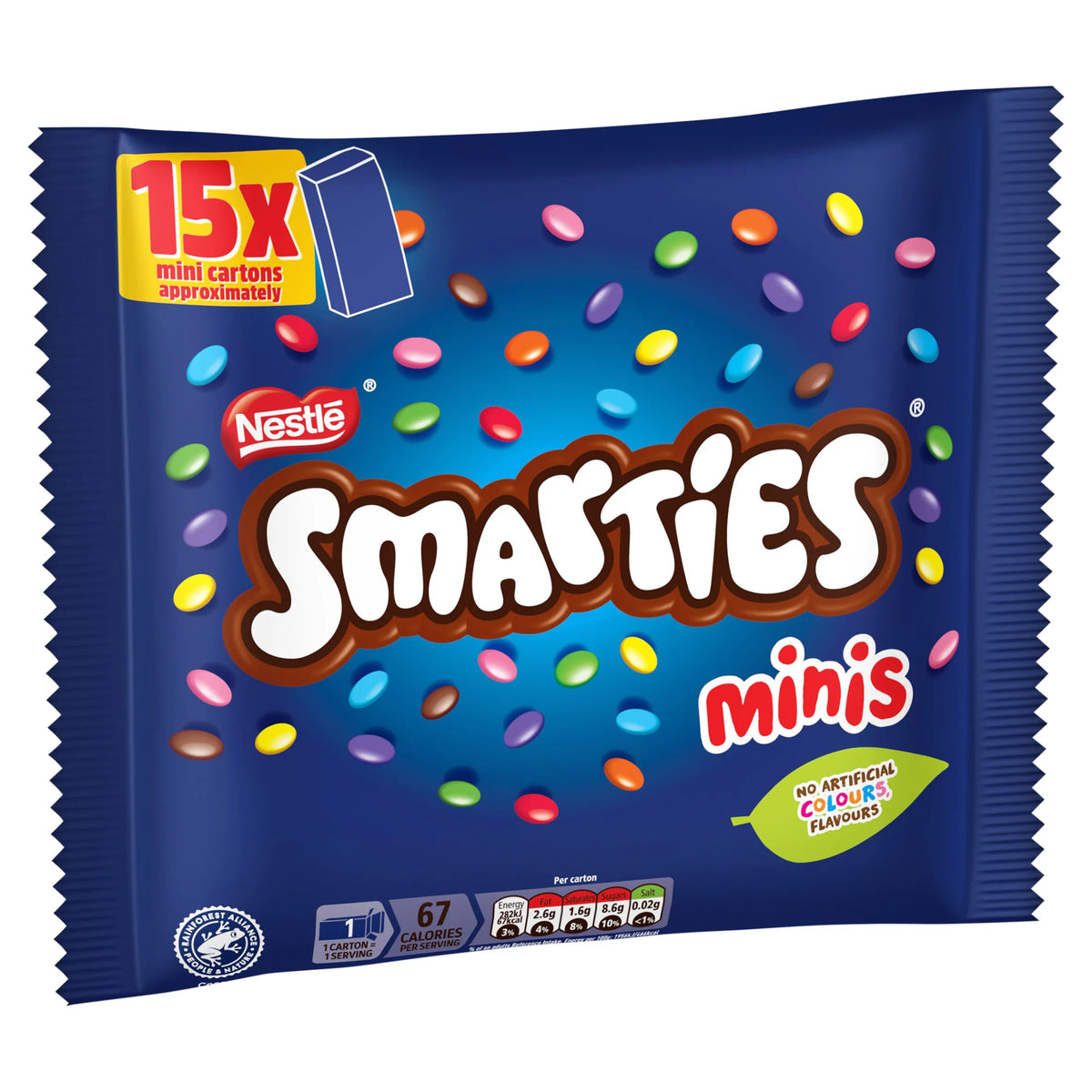 Mini Cartons Chocolate 15 Pack by SMARTIES at The British Vault